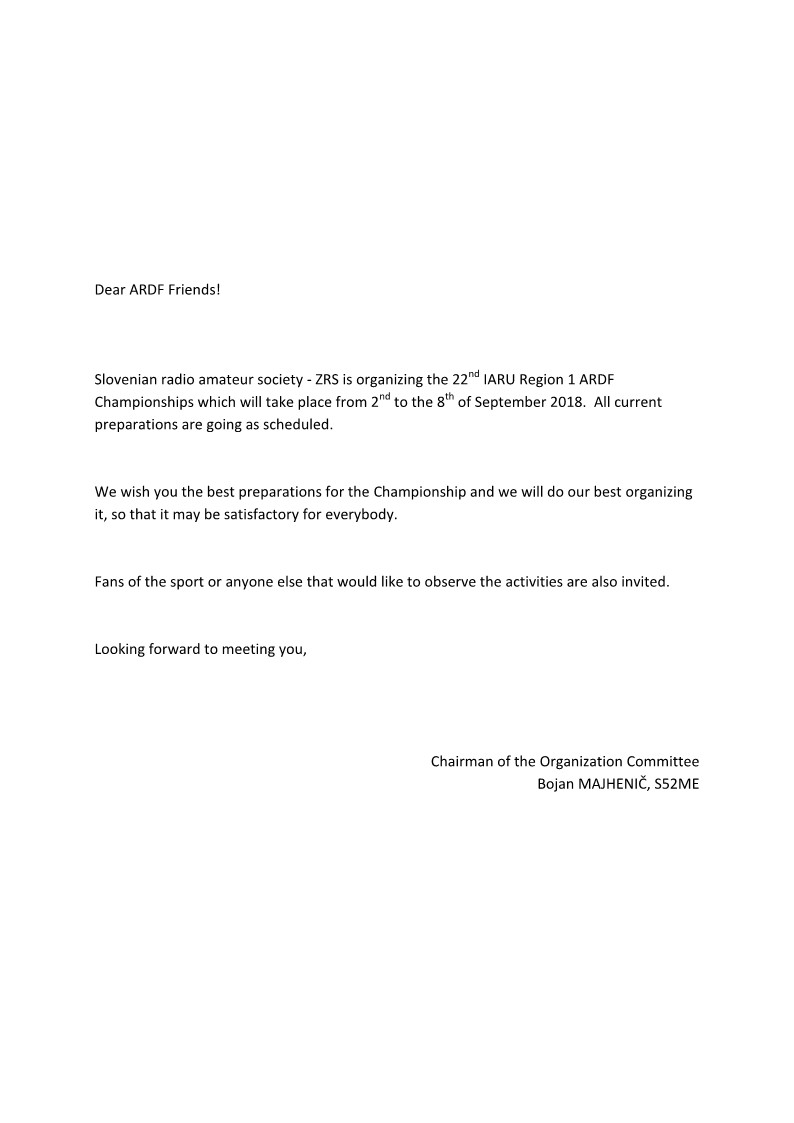 2019 ARDF EC bulletin 2